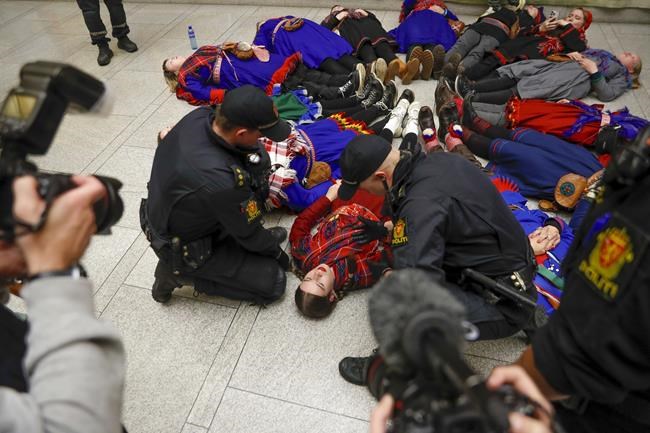 Sami rights activists in Norway charged over protests against wind farm affecting reindeer herding | iNFOnews.ca