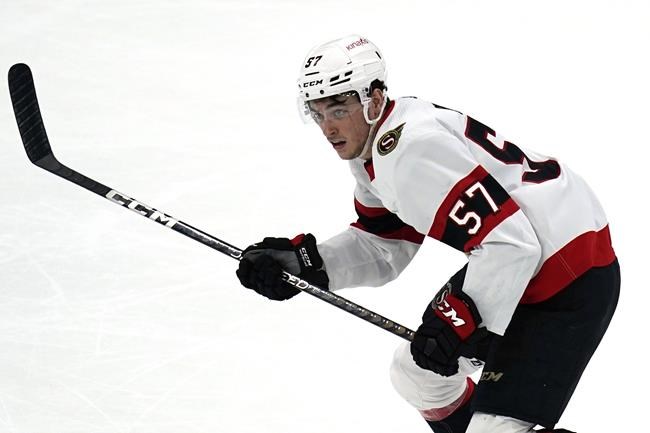 Shane Pinto signs one-year deal with Senators after gambling suspension | iNFOnews.ca