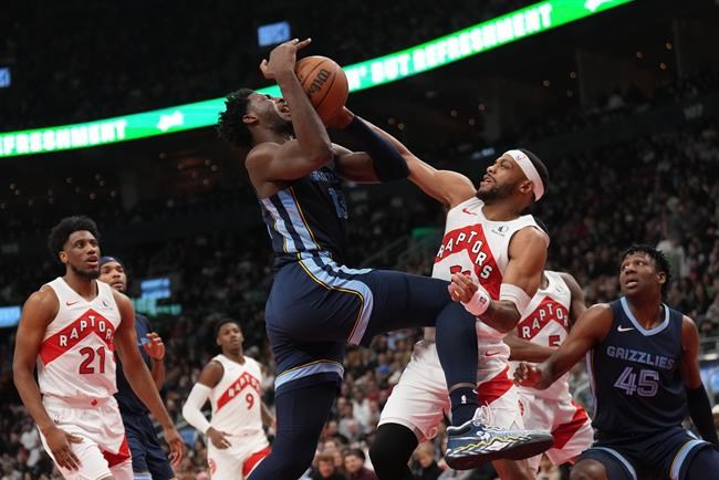 Jaren Jackson Jr. leads hurting Grizzlies past Raptors 108-100 | iNFOnews.ca