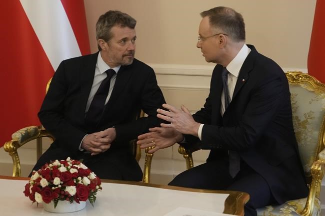 Denmark's King Frederik X visits Poland in his first trip abroad as monarch | iNFOnews.ca