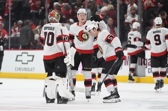 Pinto scores in OT to give Senators 3-2 win over Red Wings | iNFOnews.ca