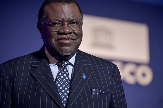 Namibia's president and anti-apartheid activist Hage Geingob dies at 82 | iNFOnews.ca