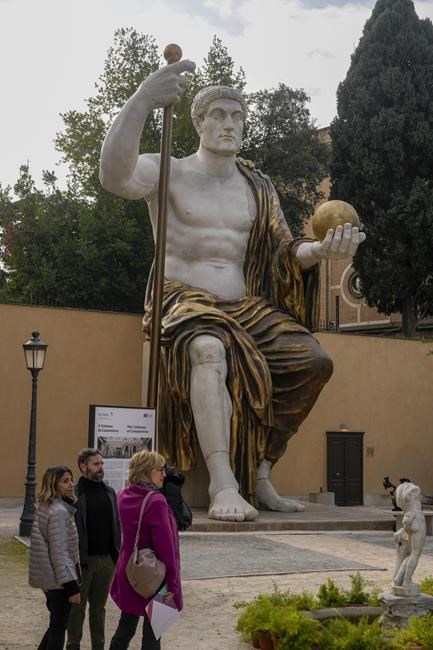 A giant statue of Emperor Constantine looks out over Rome again with help from 3D technology | iNFOnews.ca A giant statue of Emperor Constantine looks out over Rome again with help from 3D technology | iNFOnews.ca