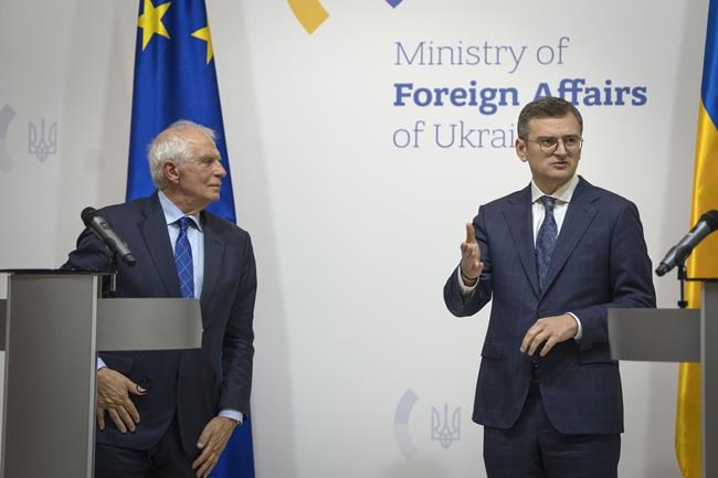 Russia attacks targets across Ukraine with missiles and drones as EU’s top diplomat visits Kyiv | iNFOnews.ca