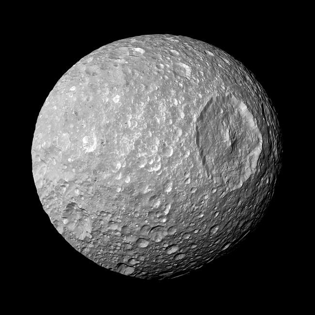 Saturn's Death Star-looking moon may have vast underground ocean | iNFOnews.ca Saturn's Death Star-looking moon may have vast underground ocean | iNFOnews.ca