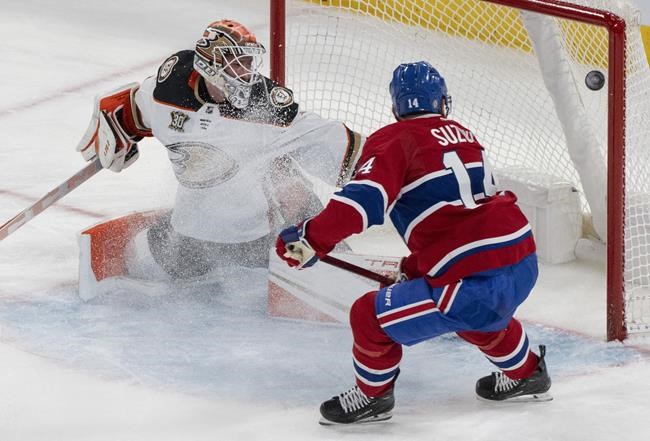 Suzuki, Slafkovsky lead Canadiens to 5-0 win over Ducks | iNFOnews.ca Suzuki, Slafkovsky lead Canadiens to 5-0 win over Ducks | iNFOnews.ca