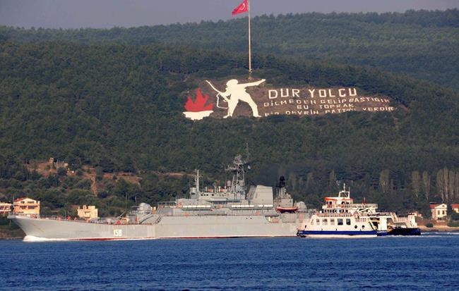 Ukrainian military says it sank a Russian landing ship in the Black Sea | iNFOnews.ca Ukrainian military says it sank a Russian landing ship in the Black Sea | iNFOnews.ca