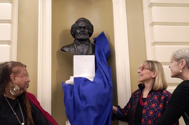 Massachusetts unveils bust of famed abolitionist Frederick Douglass | iNFOnews.ca