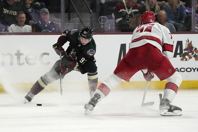 Jordan Martinook scores 16 seconds in, Hurricanes roll over Coyotes 5-1 | iNFOnews.ca Jordan Martinook scores 16 seconds in, Hurricanes roll over Coyotes 5-1 | iNFOnews.ca