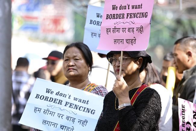 Indians living along the border with strife-torn Myanmar protest restrictions on movement | iNFOnews.ca