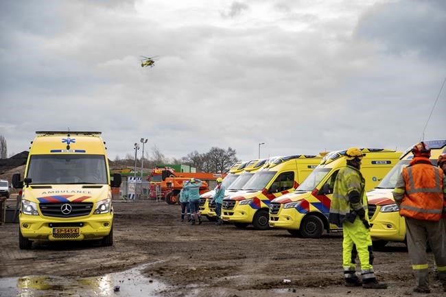 2 workers die after part of a bridge being built over a Dutch canal collapses | iNFOnews.ca
