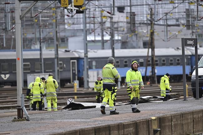 Scandinavian storm tears a roof off a Swedish train station and leaves ferries idle but no one hurt | iNFOnews.ca Scandinavian storm tears a roof off a Swedish train station and leaves ferries idle but no one hurt | iNFOnews.ca