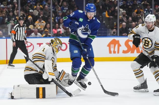 Boeser scores in OT as Canucks edge Bruins 3-2 | iNFOnews.ca