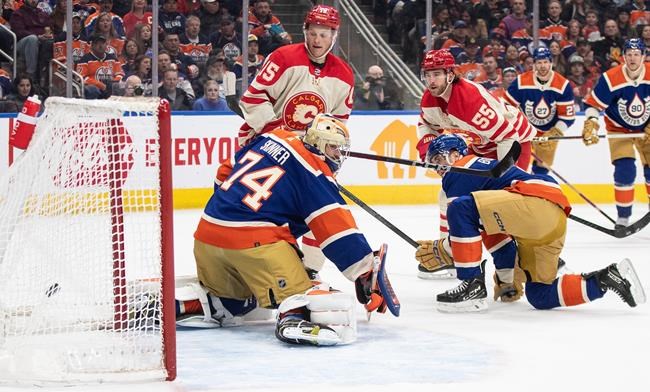 Hanifin helps surging Flames scorch Oilers 6-3 | iNFOnews.ca