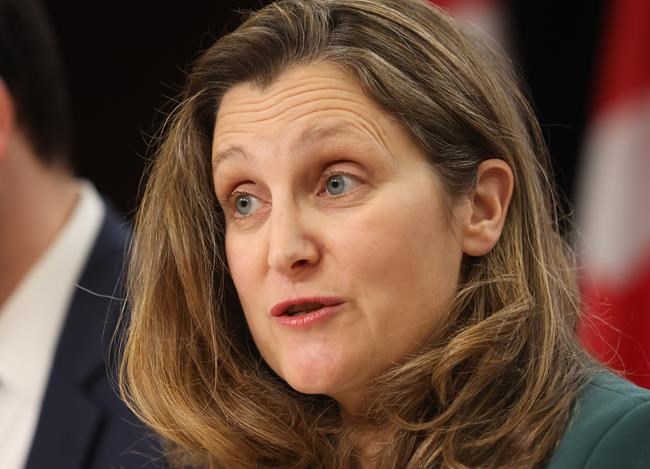 Freeland pledges pharmacare deal won't jeopardize federal finances | iNFOnews.ca Freeland pledges pharmacare deal won't jeopardize federal finances | iNFOnews.ca