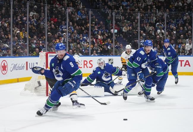 Canucks frustrated as Penguins outlast for 4-3 OT victory for third straight win | iNFOnews.ca