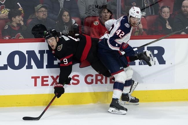 Senators centre Norris out 'extended period of time' with upper-body injury | iNFOnews.ca