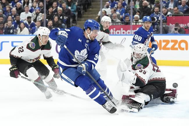 Marner stars at both ends, Leafs down Coyotes to hand Arizona its 14th straight loss | iNFOnews.ca