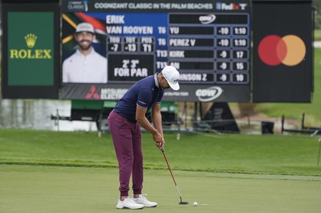 Eckroat leads by one but rain sends Cognizant Classic to a Monday finish | iNFOnews.ca