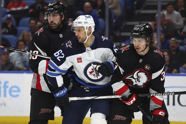 Jets use late surge to sink Sabres 5-2 | iNFOnews.ca