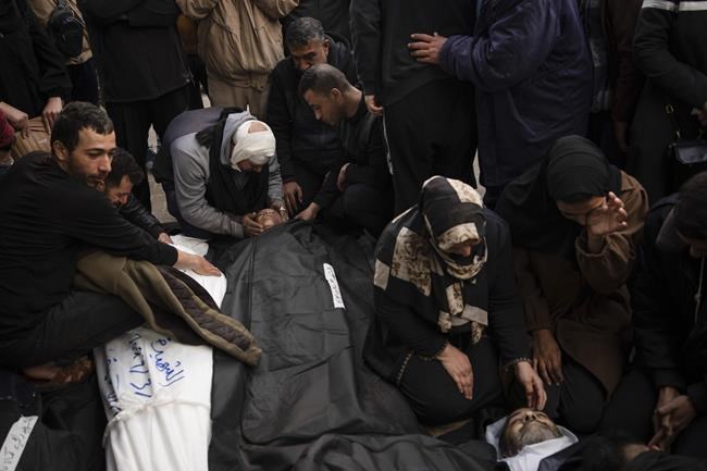 The Latest | At least 17 killed in an Israeli airstrike in southern Gaza | iNFOnews.ca
