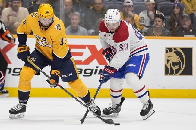 Nick Suzuki's OT winner leads Canadiens to a 4-3 win over Predators | iNFOnews.ca