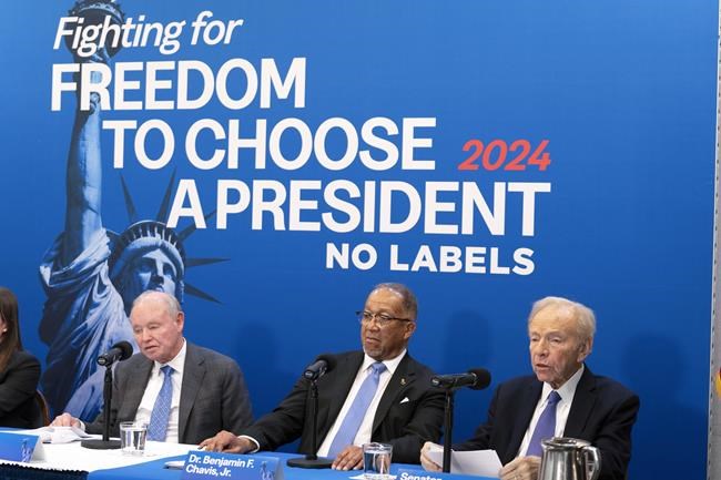 Third-party movement No Labels says it will field a 2024 presidential ticket | iNFOnews.ca Third-party movement No Labels says it will field a 2024 presidential ticket | iNFOnews.ca