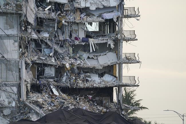 Investigators say tenant garage below collapsed Florida condo tower had many faulty support columns | iNFOnews.ca