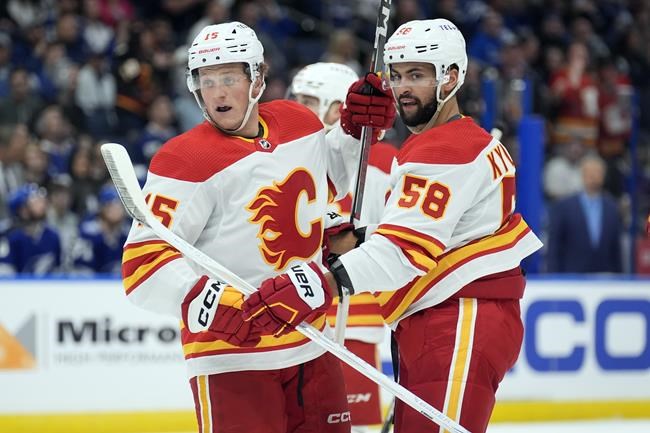 Sharangovich has 2 goals and 2 assists, Markstrom makes 19 saves and Flames beat Lightning 6-3 | iNFOnews.ca