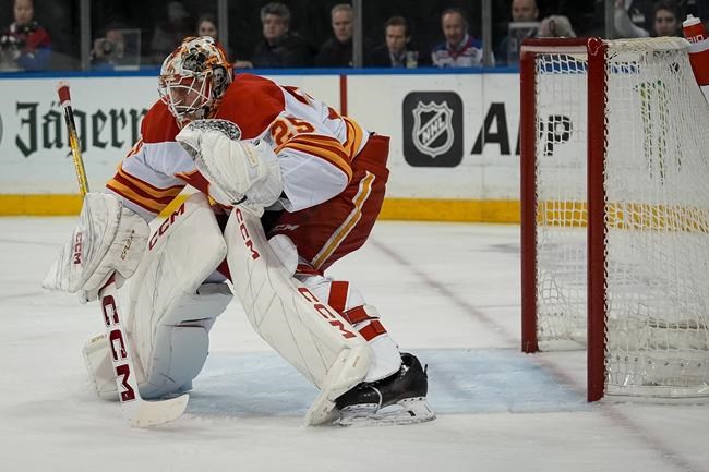 Calgary Flames list goalie Markstrom day-to-day with lower-body injury, recall Wolf | iNFOnews.ca
