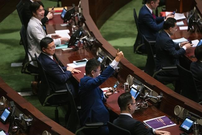 Hong Kong lawmakers unanimously approve security law giving government more power to curb dissent | iNFOnews.ca