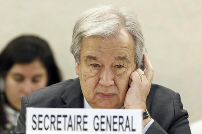 UN's Guterres decries violence in Myanmar as military airstrikes kill at least 25 Rohingya in west | iNFOnews.ca