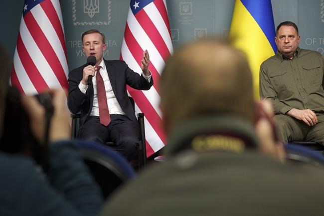US national security adviser Jake Sullivan visits Kyiv as stalemate in Washington holds up aid | iNFOnews.ca