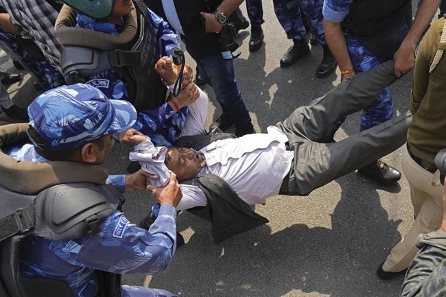 A Modi rival is arrested. Now, supporters of the opposition leader are protesting in India's capital | iNFOnews.ca A Modi rival is arrested. Now, supporters of the opposition leader are protesting in India's capital | iNFOnews.ca