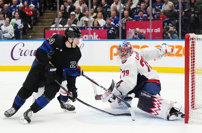 Giordano honours late father after scoring in return from injury, Leafs top Caps 5-1 | iNFOnews.ca