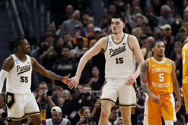 Canadian Zach Edey goes big and sends Purdue to first Final Four since 1980 with a 72-66 win over Tennessee | iNFOnews.ca