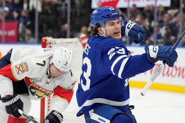 Matthews scores two more, Leafs hang on to beat Panthers in potential playoff preview | iNFOnews.ca