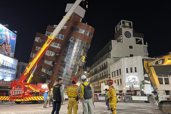 Two Canadians stranded by Taiwan earthquake, says firefighting agency | iNFOnews.ca