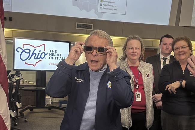 Emergency operations plan ensures 'a great day' for Monday's eclipse, Ohio Gov. Mike DeWine says | iNFOnews.ca Emergency operations plan ensures 'a great day' for Monday's eclipse, Ohio Gov. Mike DeWine says | iNFOnews.ca