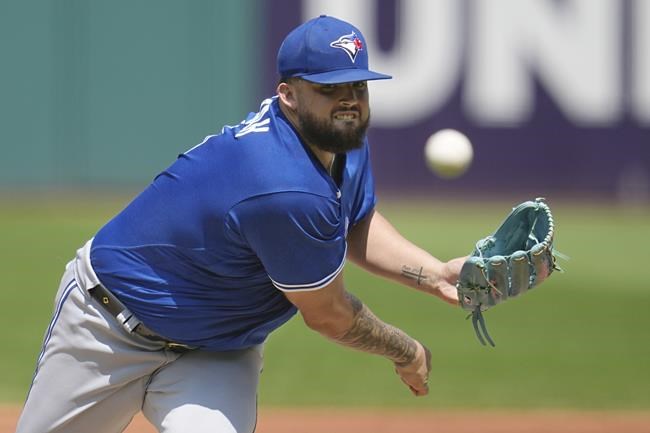 Blue Jays starter Alek Manoah happy with outing despite ugly line because shoulder is healthy | iNFOnews.ca Blue Jays starter Alek Manoah happy with outing despite ugly line because shoulder is healthy | iNFOnews.ca