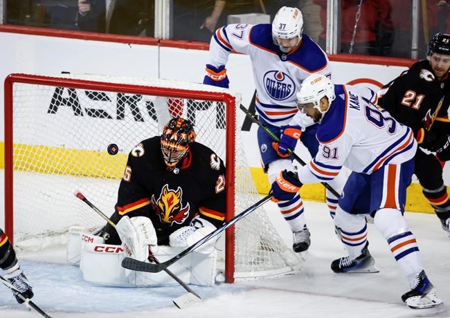NHL fines Oilers forward Kane $5,000 for slashing Calgary forward Hunt | iNFOnews.ca