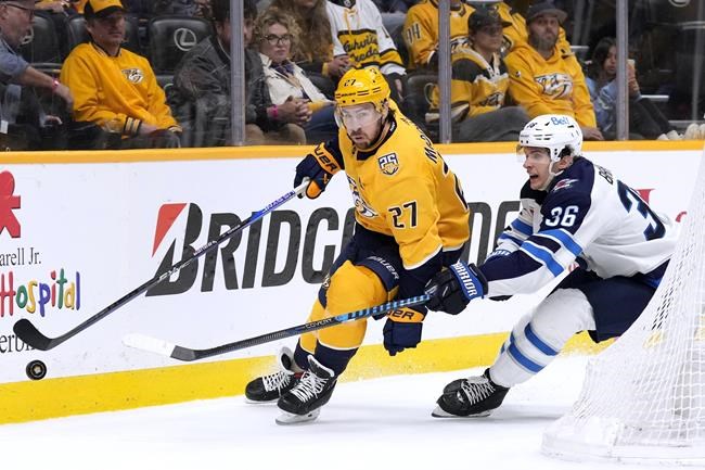 Connor scores in OT, Jets beat playoff-bound Predators 4-3 | iNFOnews.ca Connor scores in OT, Jets beat playoff-bound Predators 4-3 | iNFOnews.ca