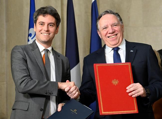 Quebec 'not alone' in commitment to secularism, says French Prime Minister Attal | iNFOnews.ca