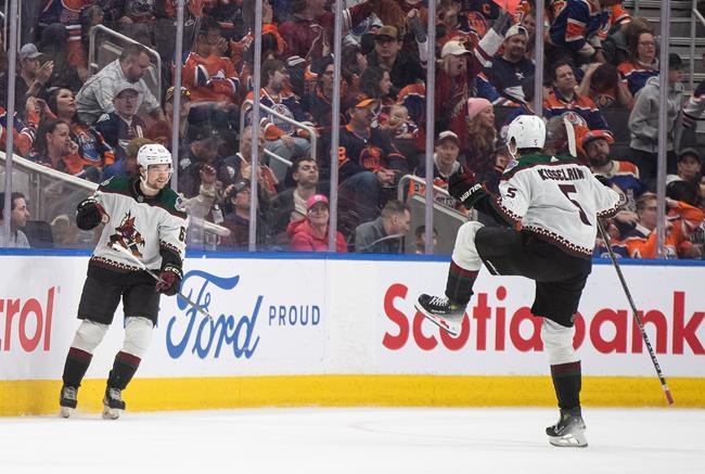 Maccelli scores OT winner as Coyotes edge McDavid-less Oilers 3-2 | iNFOnews.ca