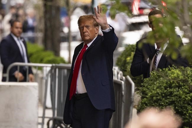 Trump's historic hush money trial gets underway; 1st day ends without any jurors being picked | iNFOnews.ca