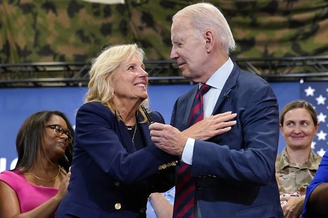 Jill Biden says agreement to let federal employee military spouses work from overseas is overdue | iNFOnews.ca