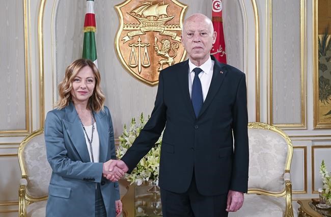 Italy's leader keeps the focus on migration on her fourth visit to Tunisia in a year | iNFOnews.ca