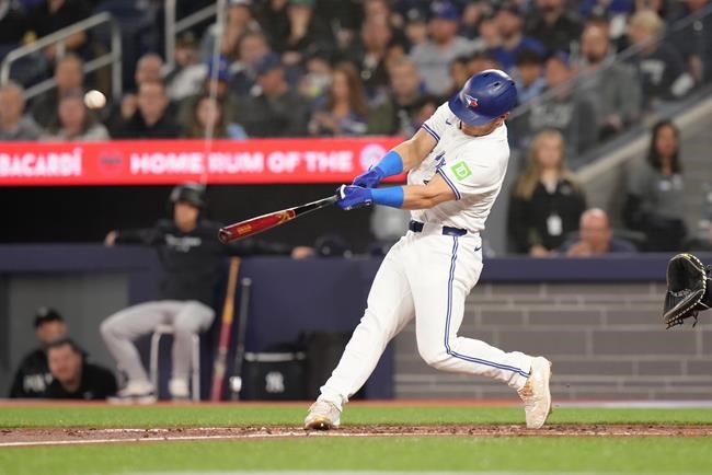 Stanton homers, Judge drives in pair in ninth as Yankees come back to beat Jays 6-4 | iNFOnews.ca