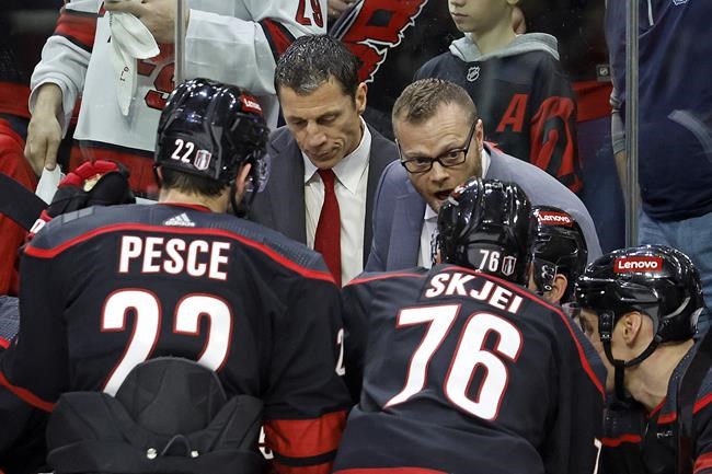 Andersen, Noesen help Hurricanes open playoffs with 3-1 win over Islanders | iNFOnews.ca