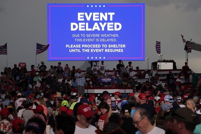 Trump cancels rally because of weather, proving the difficulty of balancing a trial and campaign | iNFOnews.ca Trump cancels rally because of weather, proving the difficulty of balancing a trial and campaign | iNFOnews.ca